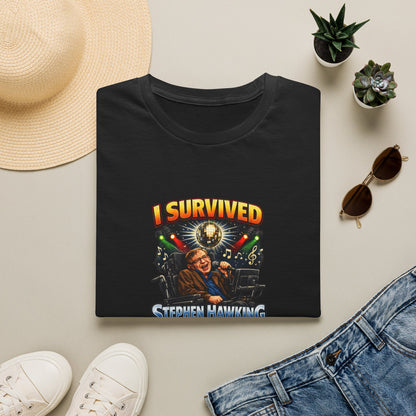 I survived Stephen Hawking Karaoke T-Shirt — Funny Trivia Night Tee Shirt