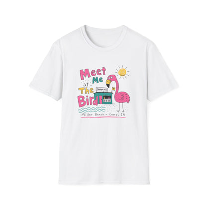 Meet Me at the Bird 2026 T-Shirt — Cute Flamingo Summer Tee