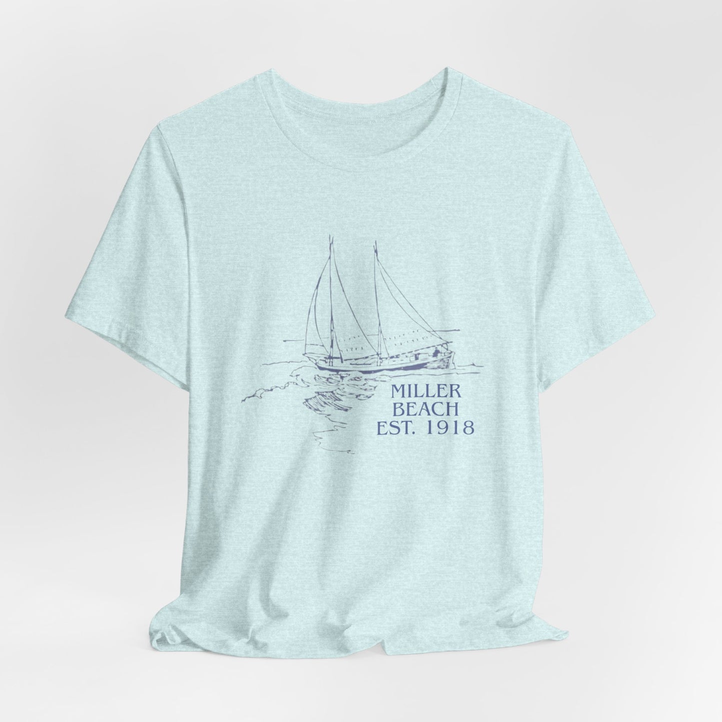 Miller Beach Est. 1918 Sailboat Tee