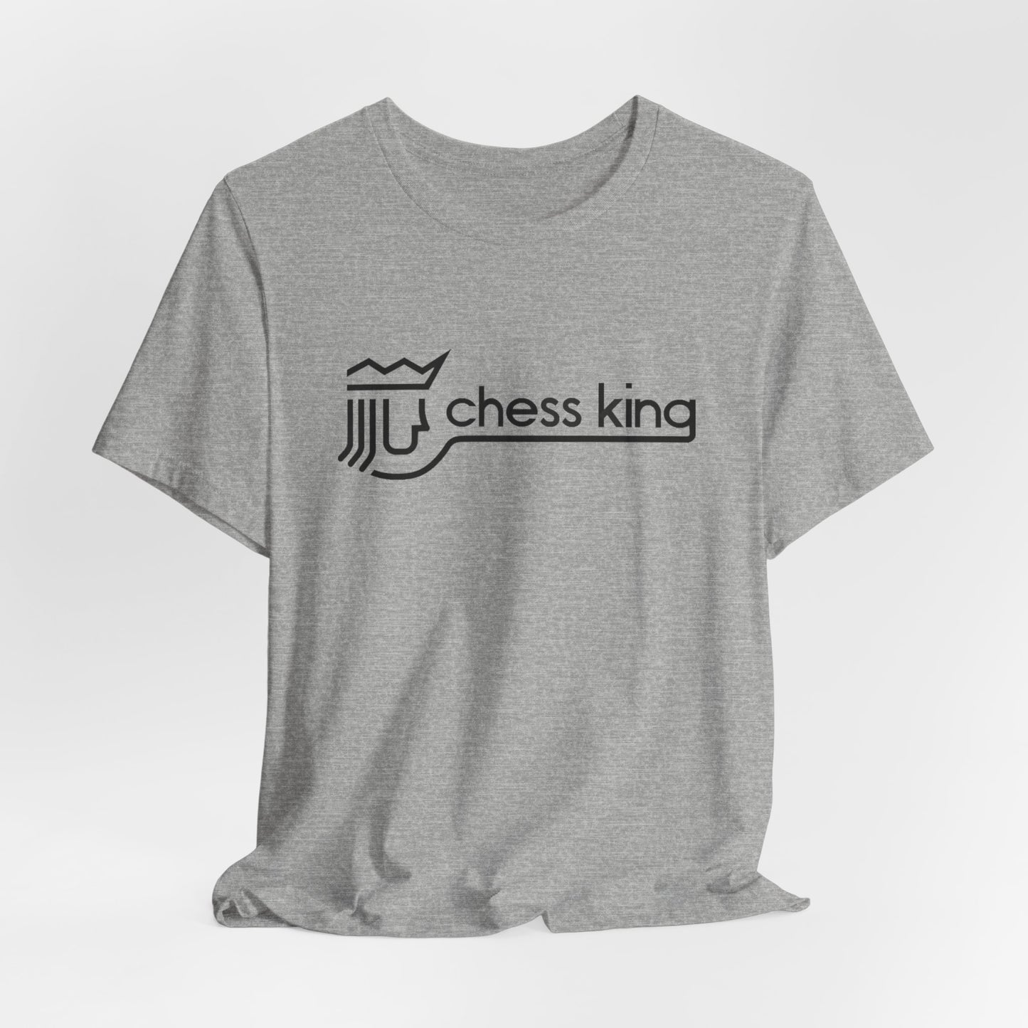 Chess King T-Shirt — Minimalist Logo Tee for Chess Players