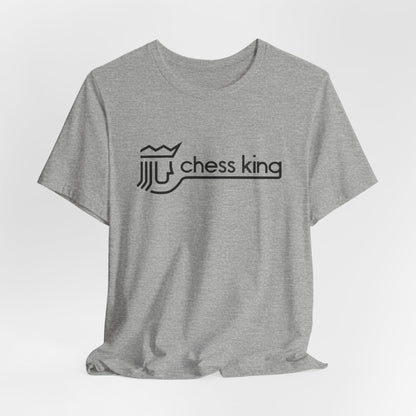 Chess King T-Shirt — Minimalist Logo Tee for Chess Players