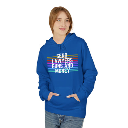Send Lawyers, Guns, and Money - Hoodie. Hooded Sweatshirt