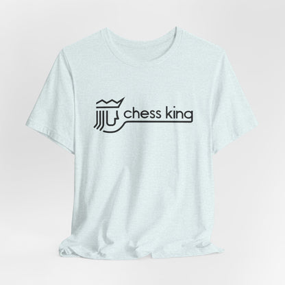 Chess King T-Shirt — Minimalist Logo Tee for Chess Players