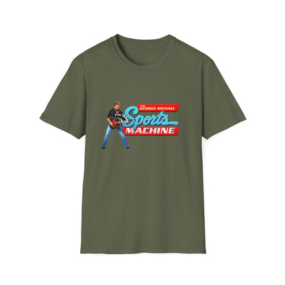 Sports Machine Graphic T-Shirt — 'The George Michael Sports Machine' Retro Athletic Tee