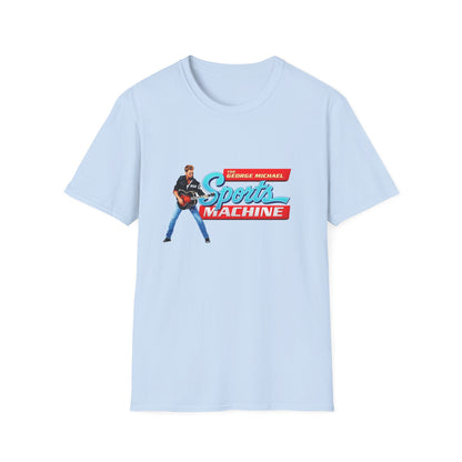 Sports Machine Graphic T-Shirt — 'The George Michael Sports Machine' Retro Athletic Tee