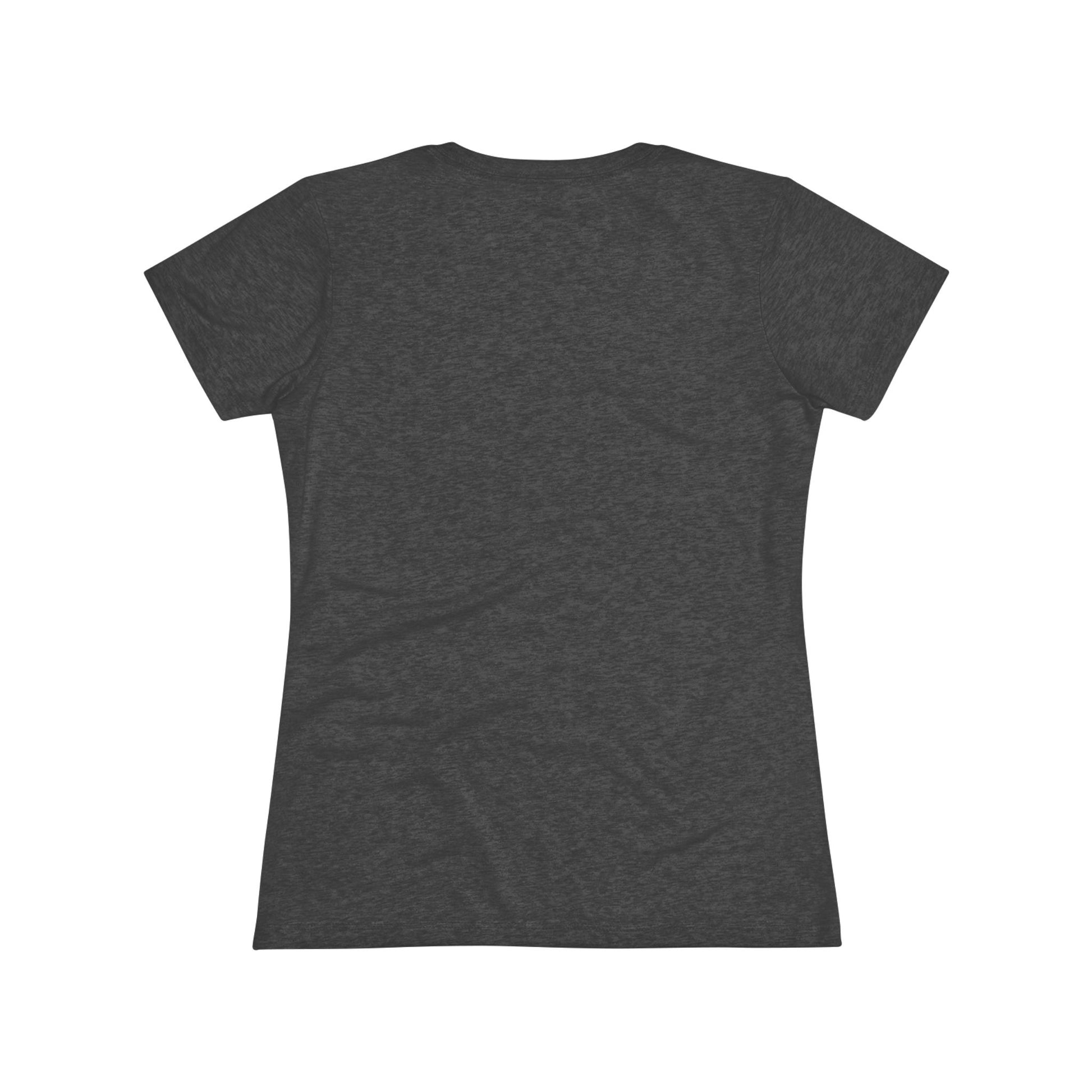 The Miller is Hard - Miller Beach Women's Triblend Tee by Printify features unique red coloring with white text that reads "MILLER IS HARD" and "GARY, IN" below, showcasing distinctive lettering spacing and alignment. Made from ultra-soft fabric, this shirt ensures a comfortable fit with a simple, casual design.