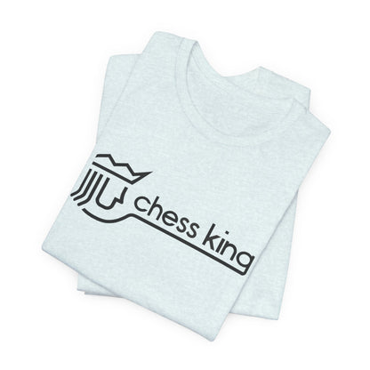 Chess King T-Shirt — Minimalist Logo Tee for Chess Players