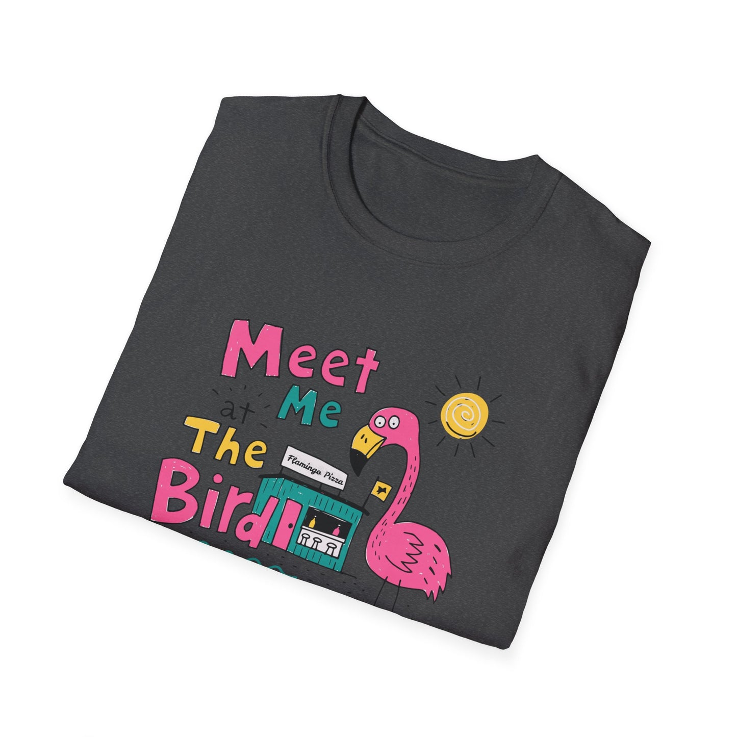 Meet Me at the Bird 2026 T-Shirt — Cute Flamingo Summer Tee