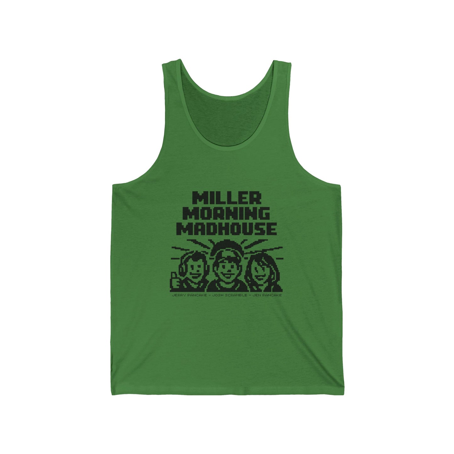 Miller Morning Madhouse Tank Top – Retro Radio Morning Show Tee
