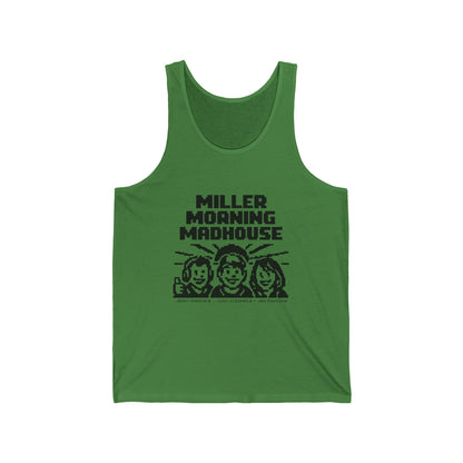 Miller Morning Madhouse Tank Top – Retro Radio Morning Show Tee
