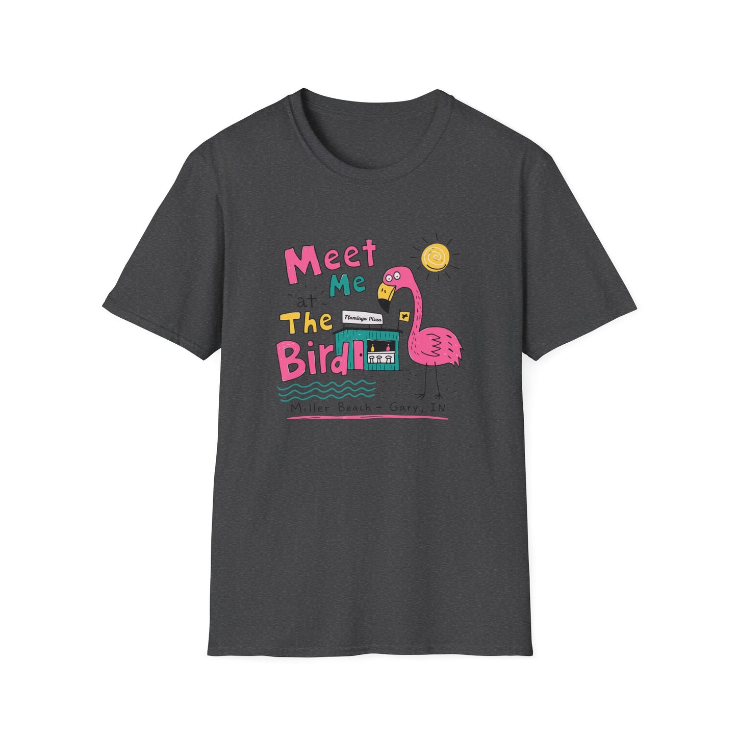 Meet Me at the Bird 2026 T-Shirt — Cute Flamingo Summer Tee