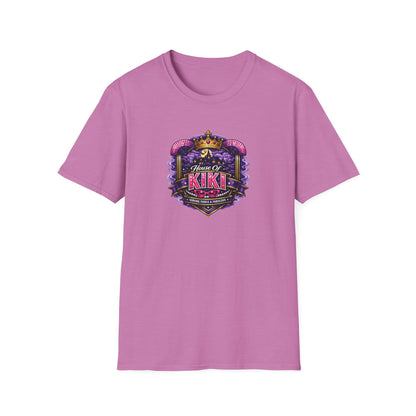House of Kiki All In Jest Trivia Team T-Shirt – Regal Purple Crest Tee