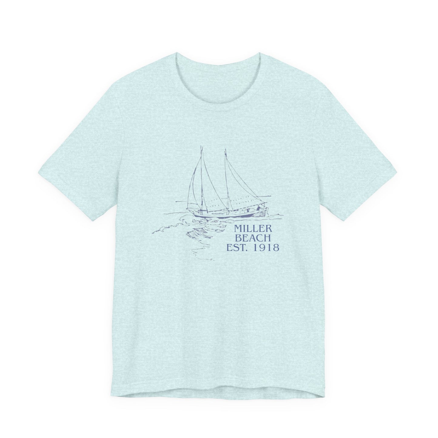 Miller Beach Est. 1918 Sailboat Tee