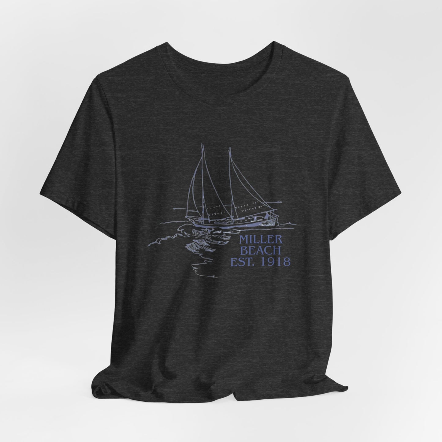 Miller Beach Est. 1918 Sailboat Tee