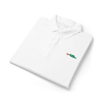 Braggin' Dragon - 1980s Sears - Men's Sport Polo - Embroidered