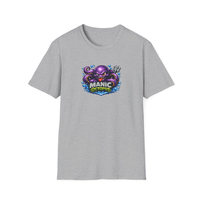 Manic Octopus - All in Jest Trivia Team T-Shirt — Vibrant Purple Octopus Design