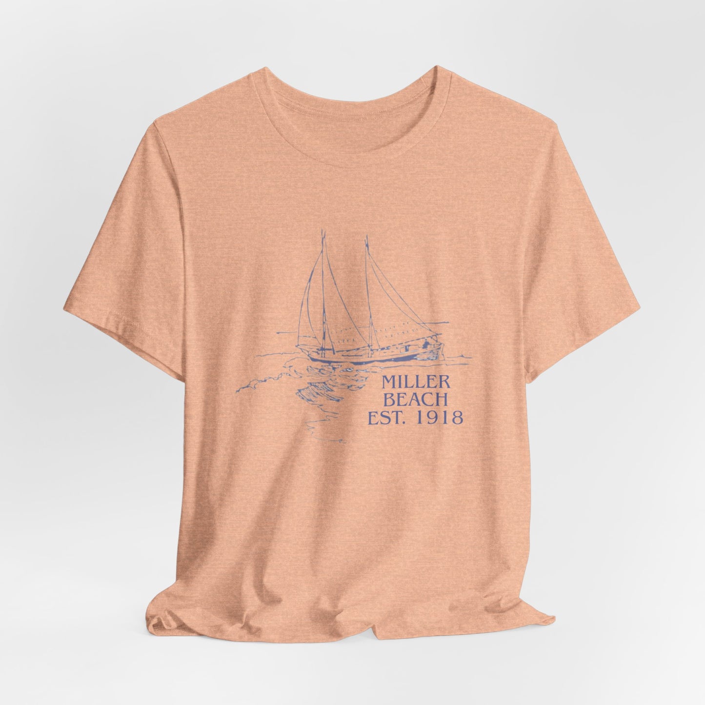 Miller Beach Est. 1918 Sailboat Tee