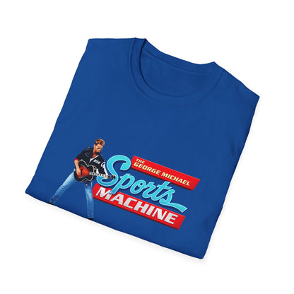 Sports Machine Graphic T-Shirt — 'The George Michael Sports Machine' Retro Athletic Tee