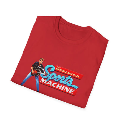 Sports Machine Graphic T-Shirt — 'The George Michael Sports Machine' Retro Athletic Tee