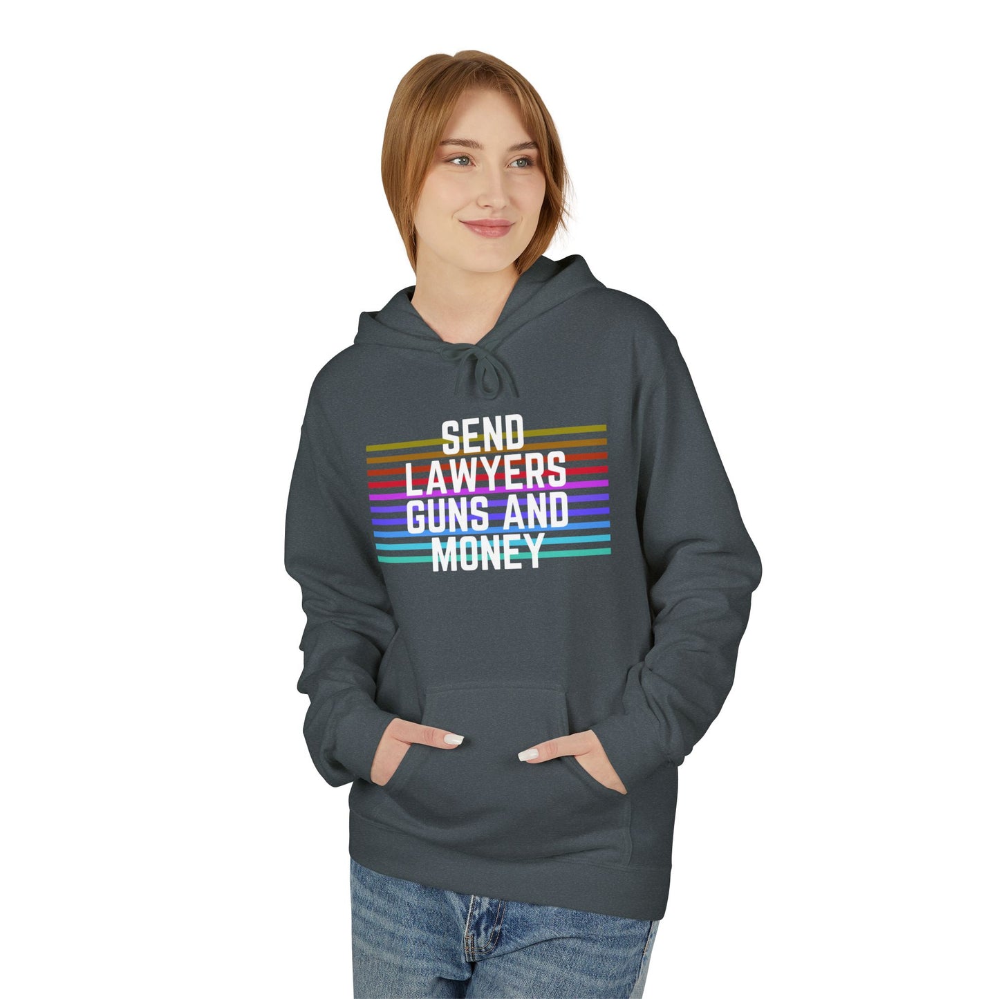Send Lawyers, Guns, and Money - Hoodie. Hooded Sweatshirt