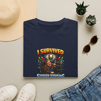 I survived Stephen Hawking Karaoke T-Shirt — Funny Trivia Night Tee Shirt