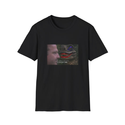Dinosaur Face Graphic Tee — "Easy, Breezy, Beautiful" Retro Dino T-Shirt