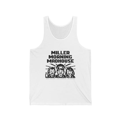 Miller Morning Madhouse Tank Top – Retro Radio Morning Show Tee