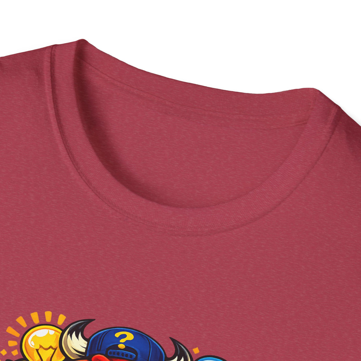 Bull Troop All In Jest Trivia Team T-Shirt — Colorful Mascot Logo Tee