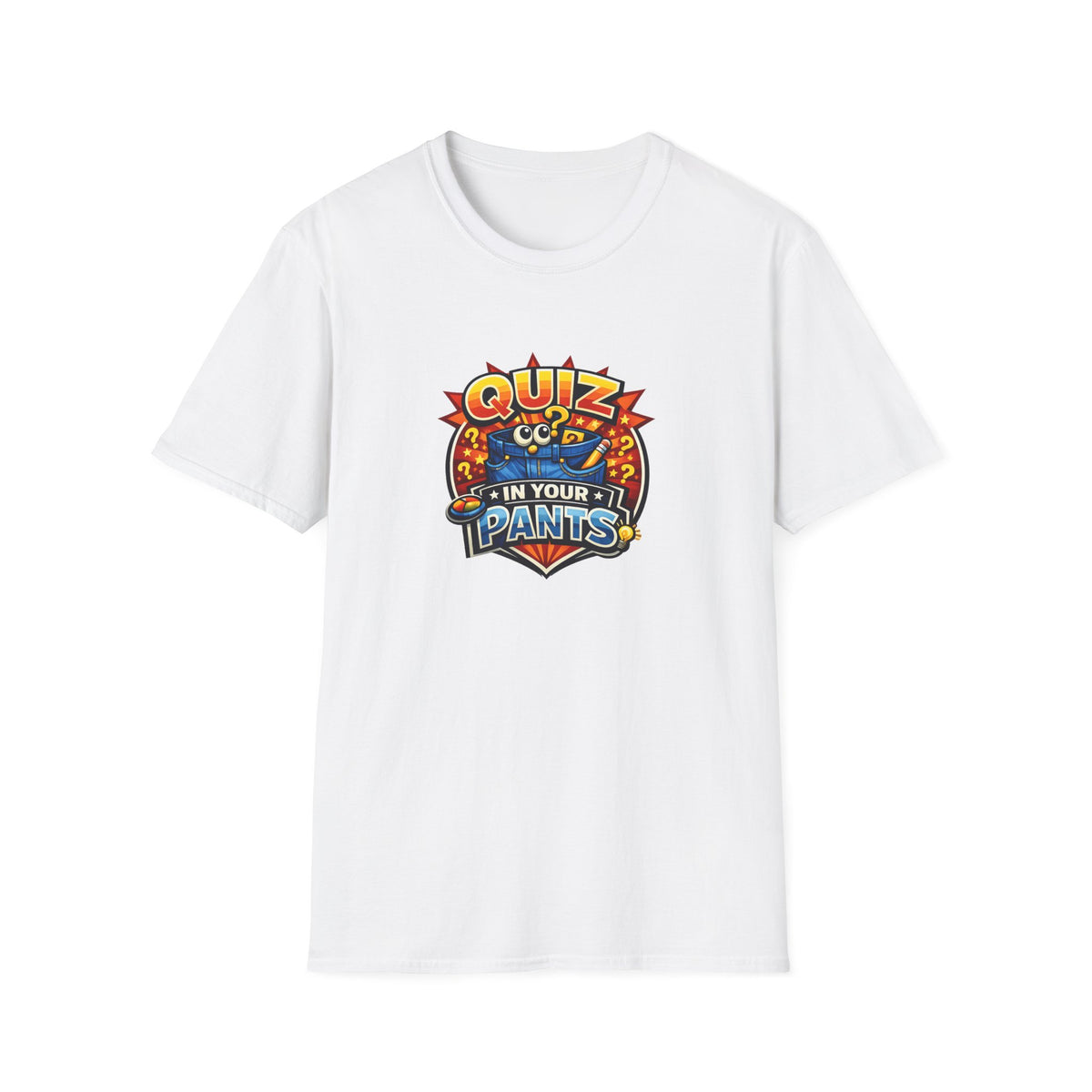 Quiz in Your Pants - All in Jest Trivia Team Shirt - T‑Shirt — Funny Game Night Tee