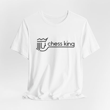 Chess King T-Shirt — Minimalist Logo Tee for Chess Players