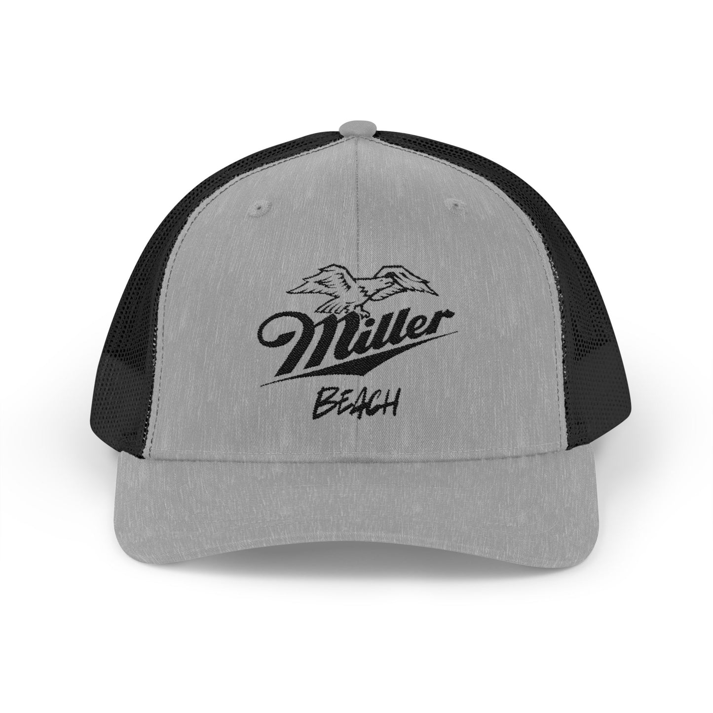 Miller Beach Snapback Trucker Cap OG 1970s Logo