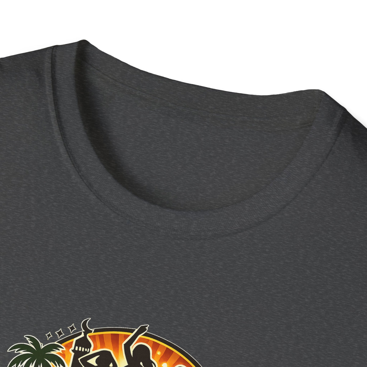 Falafel Brothel - All In Jest Trivia T-Shirt — Vintage Tropical Falafel Logo Tee