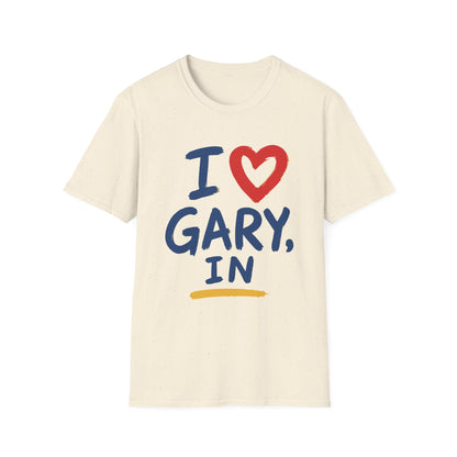 I Love  Gary IN T‑Shirt — Indiana City Pride Tee