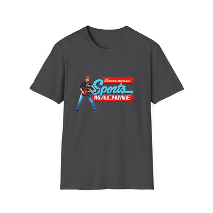 Sports Machine Graphic T-Shirt — 'The George Michael Sports Machine' Retro Athletic Tee