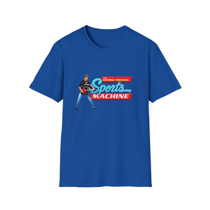 Sports Machine Graphic T-Shirt — 'The George Michael Sports Machine' Retro Athletic Tee