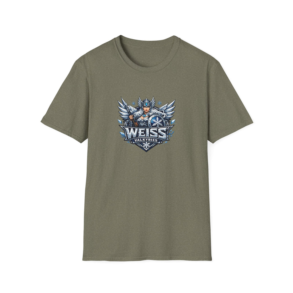 Weiss Valkyries - All In Jest Trivia Team Graphic T-Shirt — Norse Warrior Crest Tee