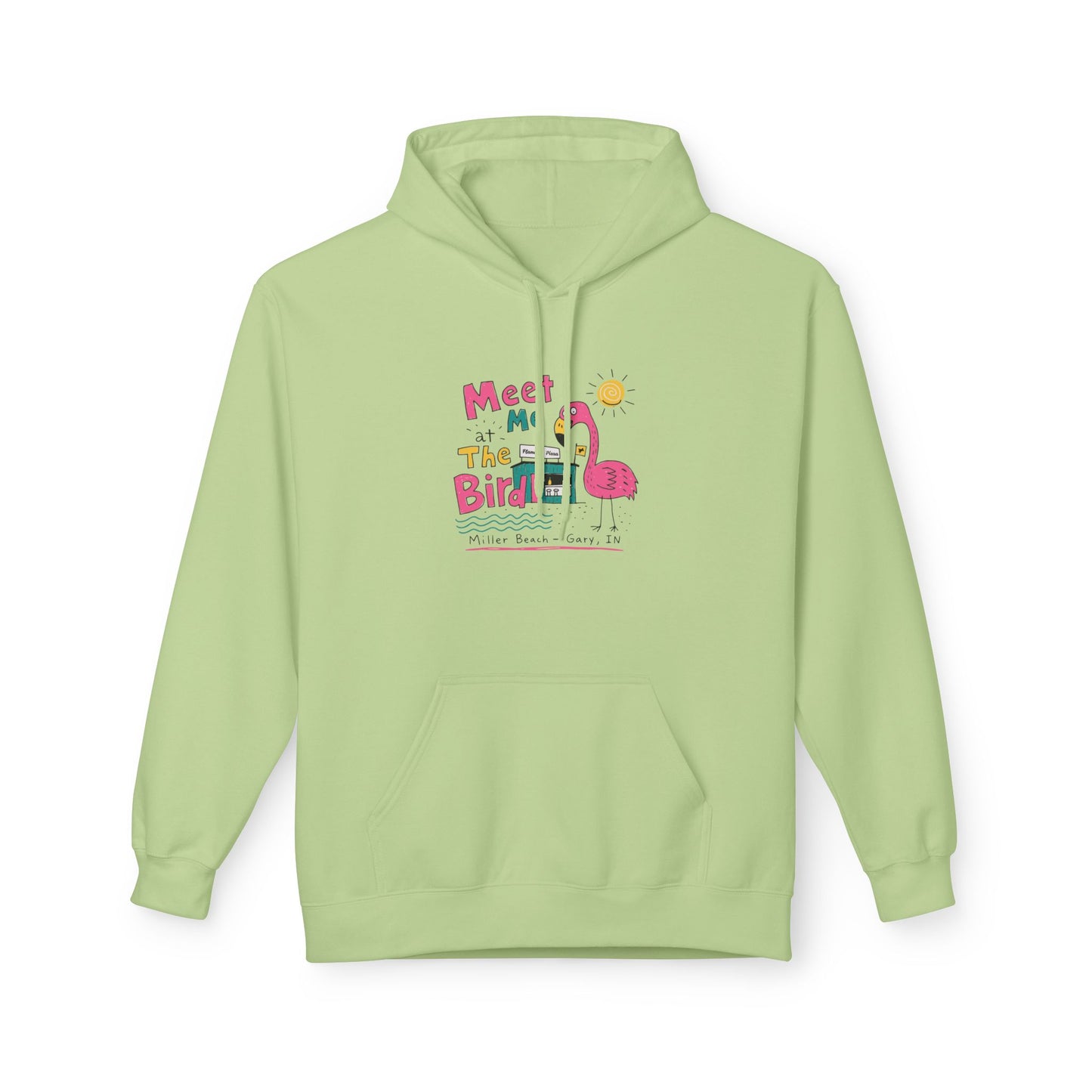 Meet Me At The Birdie Flamingo Hoodie