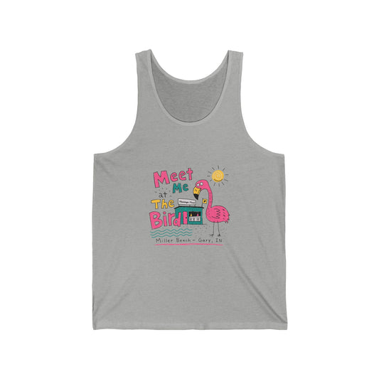 Flamingo 'Meet Me at the Bird' Graphic Tank Top