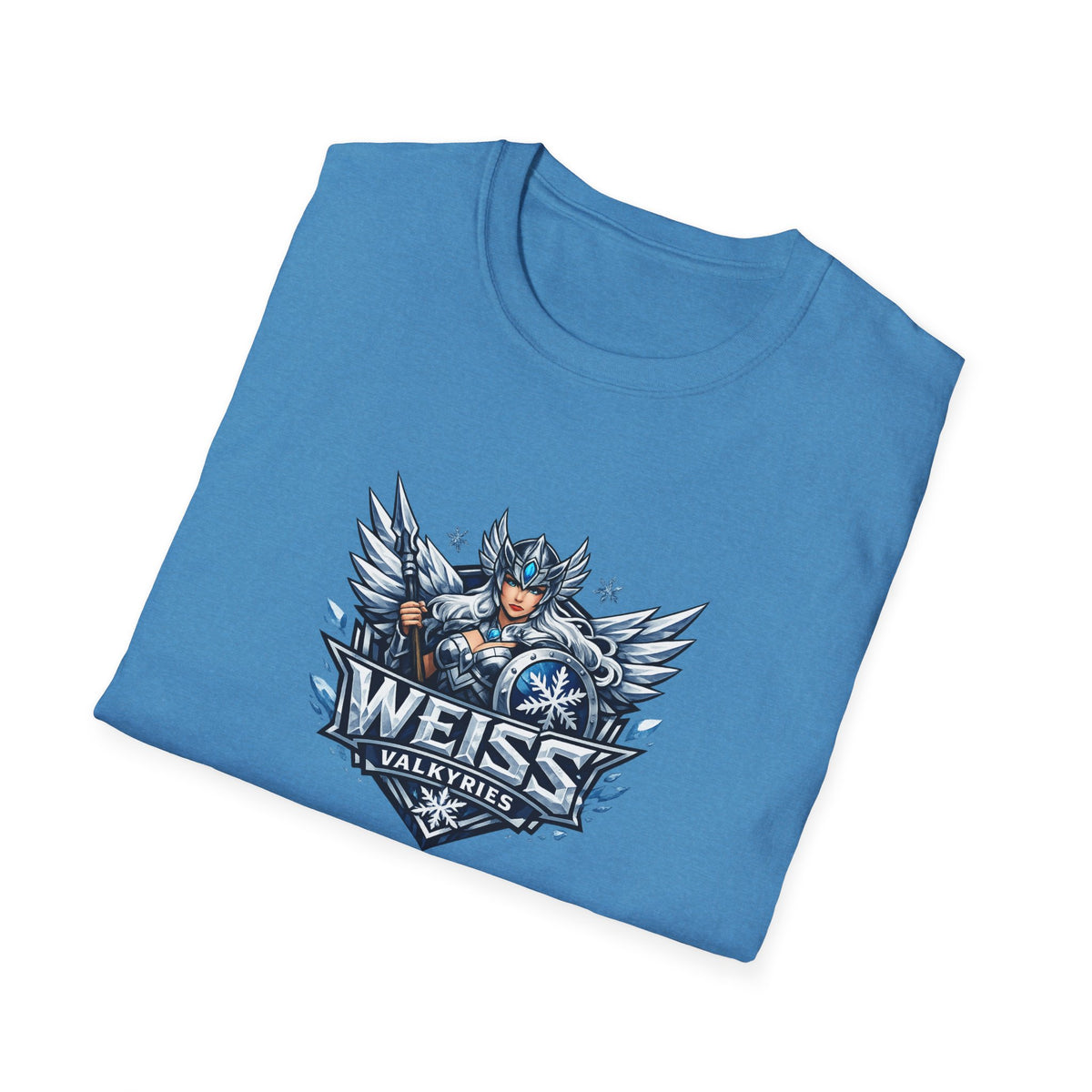 Weiss Valkyries - All In Jest Trivia Team Graphic T-Shirt — Norse Warrior Crest Tee