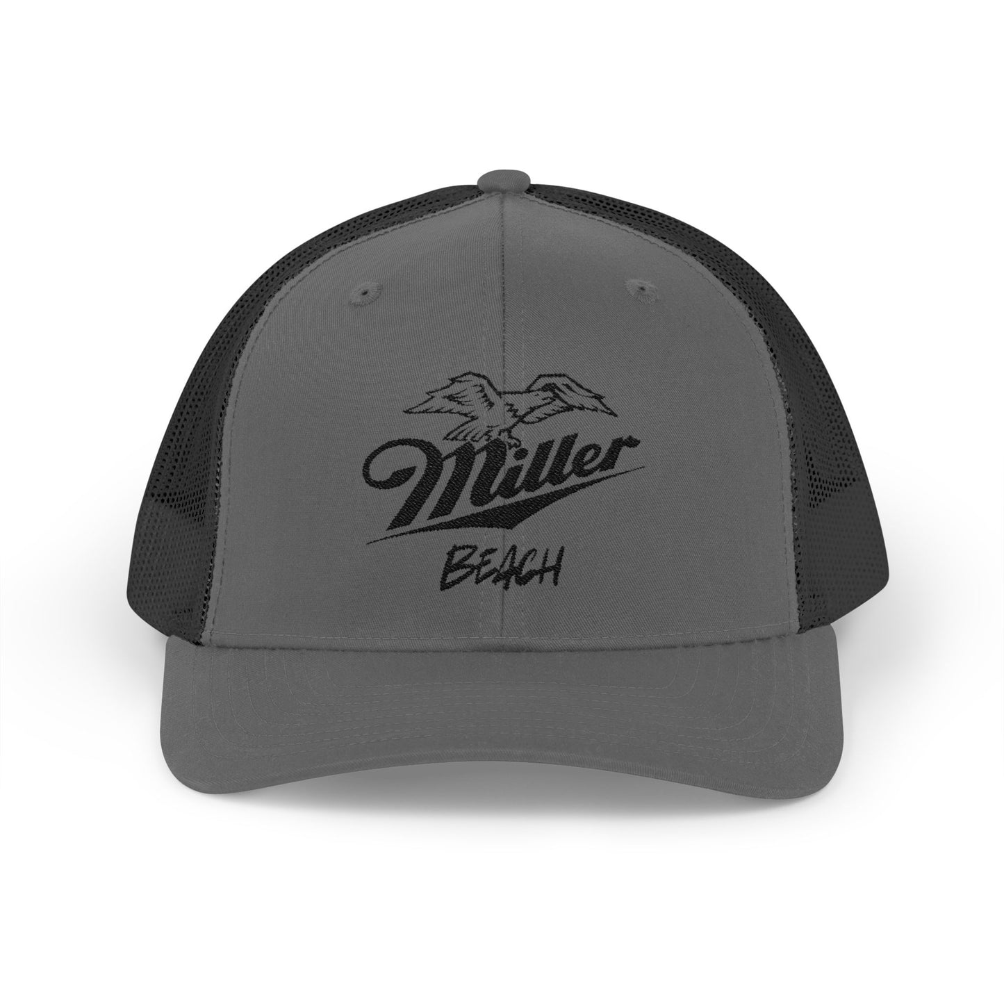 Miller Beach Snapback Trucker Cap OG 1970s Logo