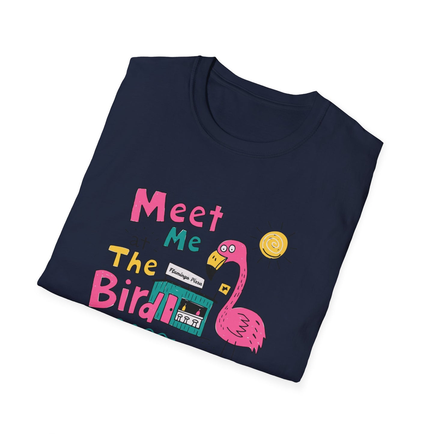 Meet Me at the Bird 2026 T-Shirt — Cute Flamingo Summer Tee