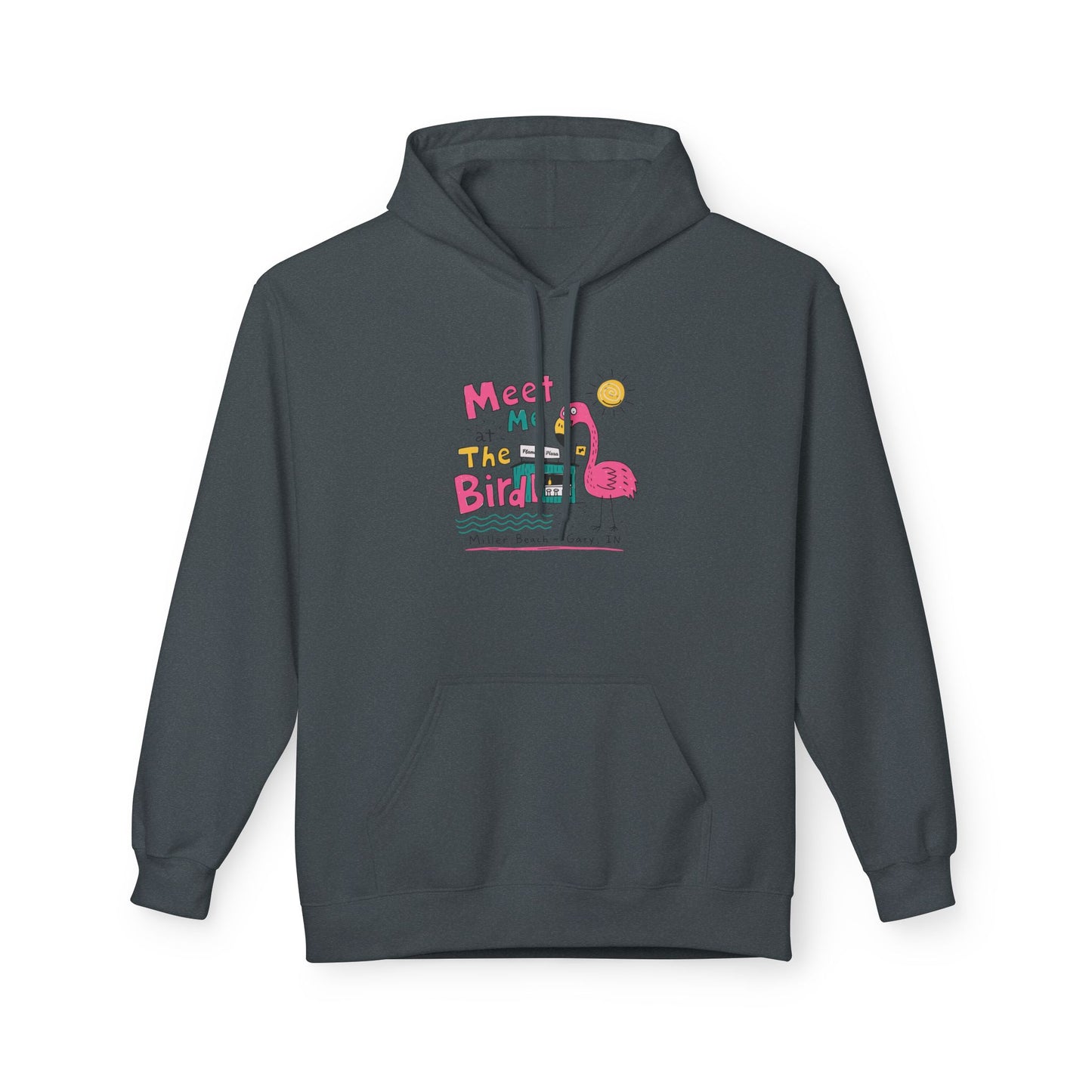 Meet Me At The Birdie Flamingo Hoodie