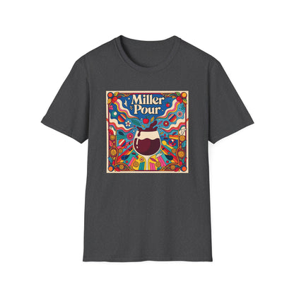 Miller Pour Retro T-Shirt – Vintage Psychedelic Wine Tee