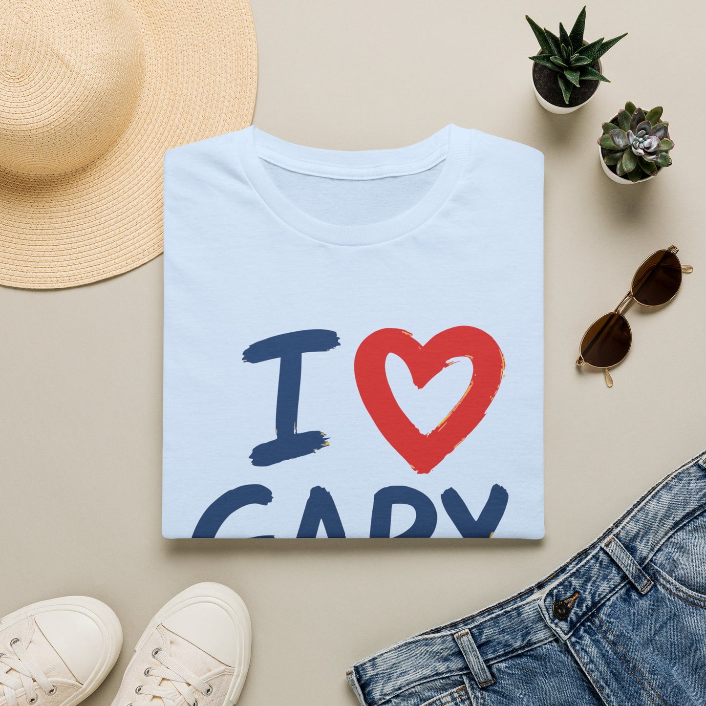 I Love  Gary IN T‑Shirt — Indiana City Pride Tee