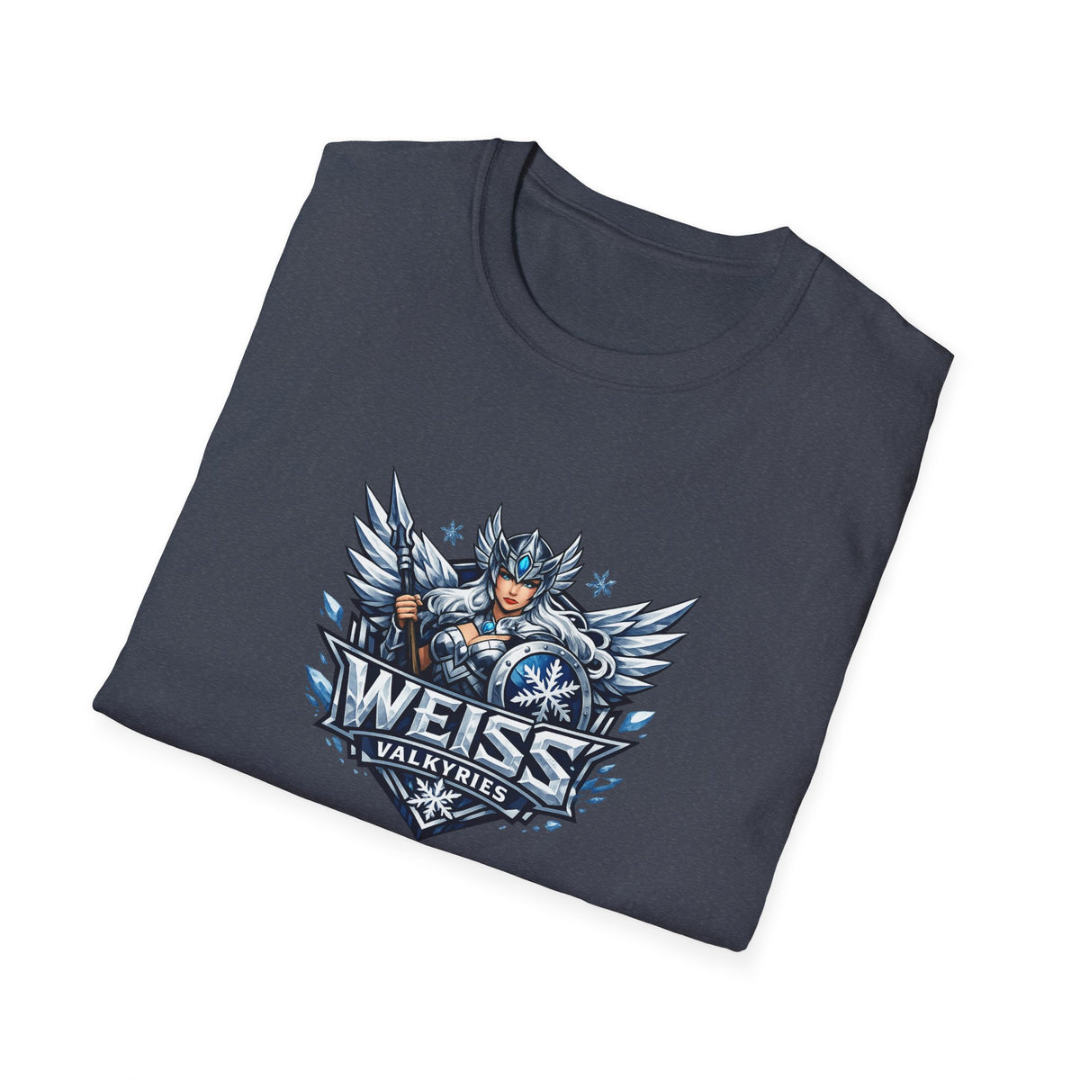 Weiss Valkyries - All In Jest Trivia Team Graphic T-Shirt — Norse Warrior Crest Tee