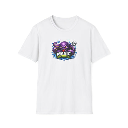 Manic Octopus - All in Jest Trivia Team T-Shirt — Vibrant Purple Octopus Design