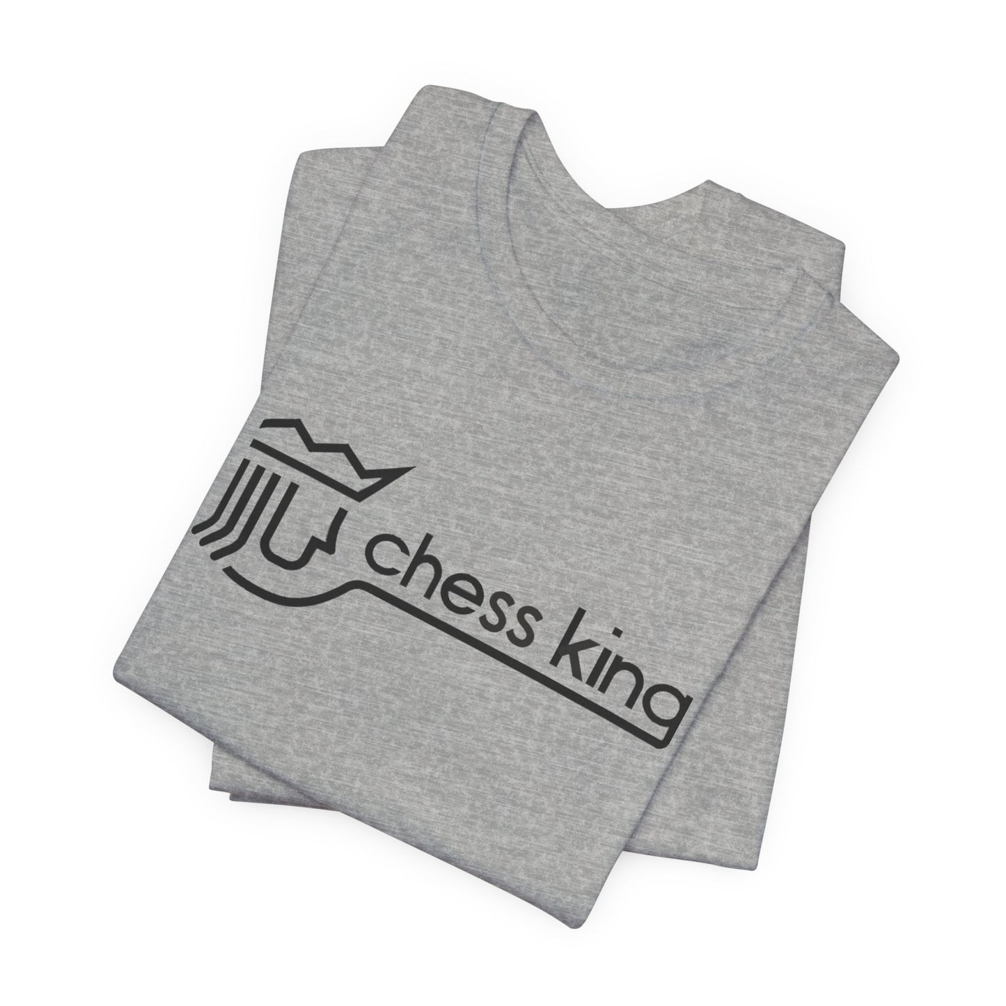 Chess King T-Shirt — Minimalist Logo Tee for Chess Players