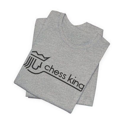 Chess King T-Shirt — Minimalist Logo Tee for Chess Players