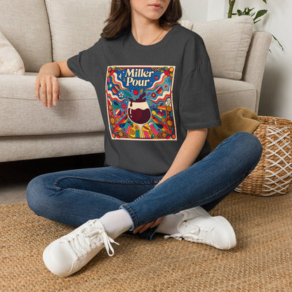 Miller Pour Retro T-Shirt – Vintage Psychedelic Wine Tee