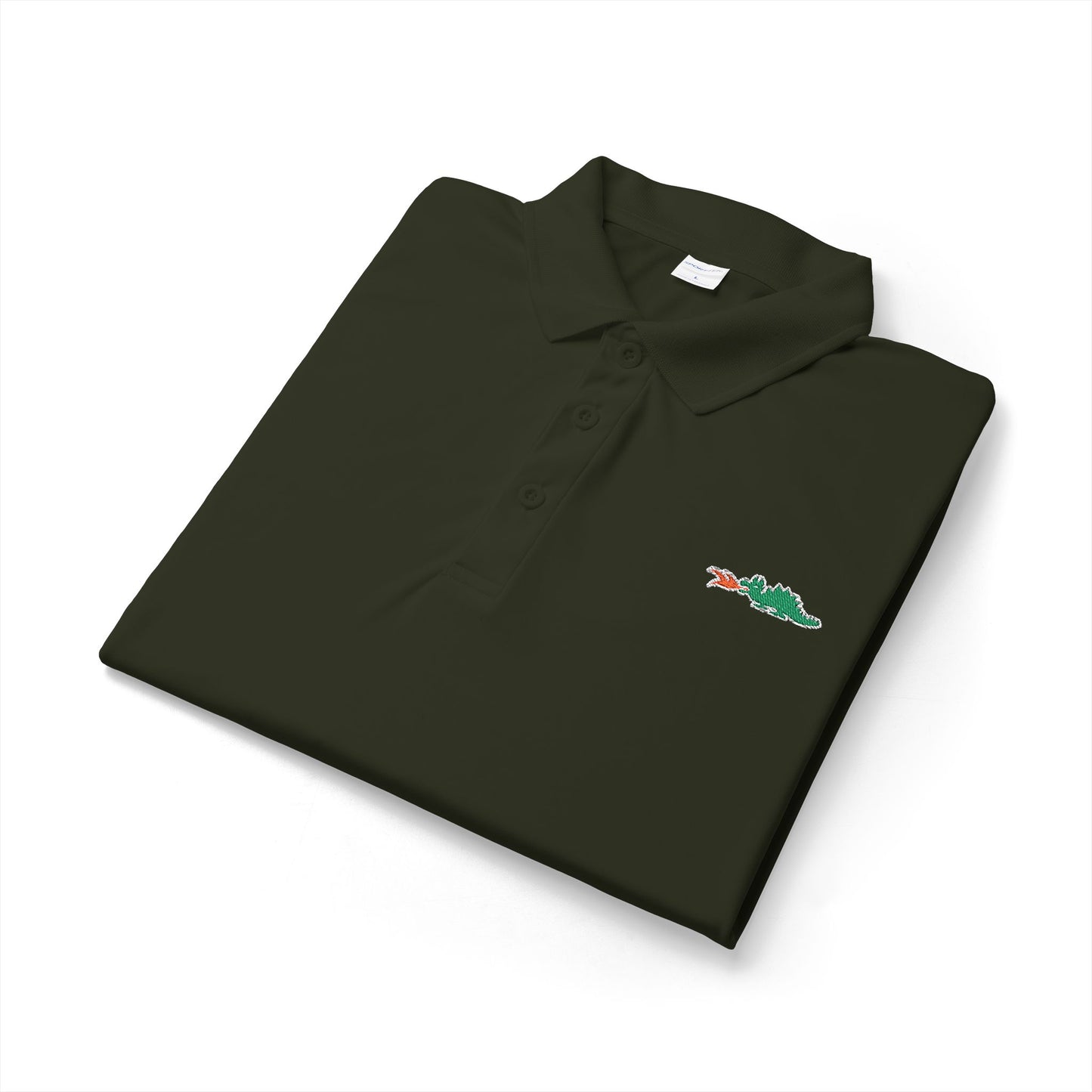 Braggin' Dragon - 1980s Sears - Men's Sport Polo - Embroidered
